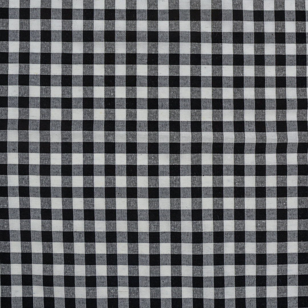 Large Gingham Woven Cotton