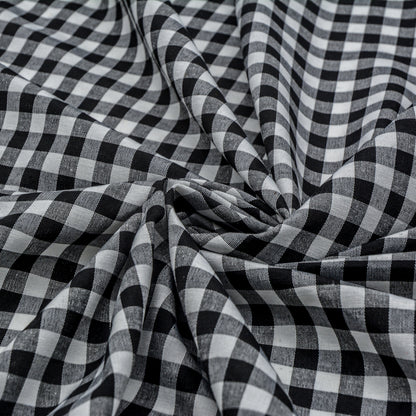 Large Gingham Woven Cotton
