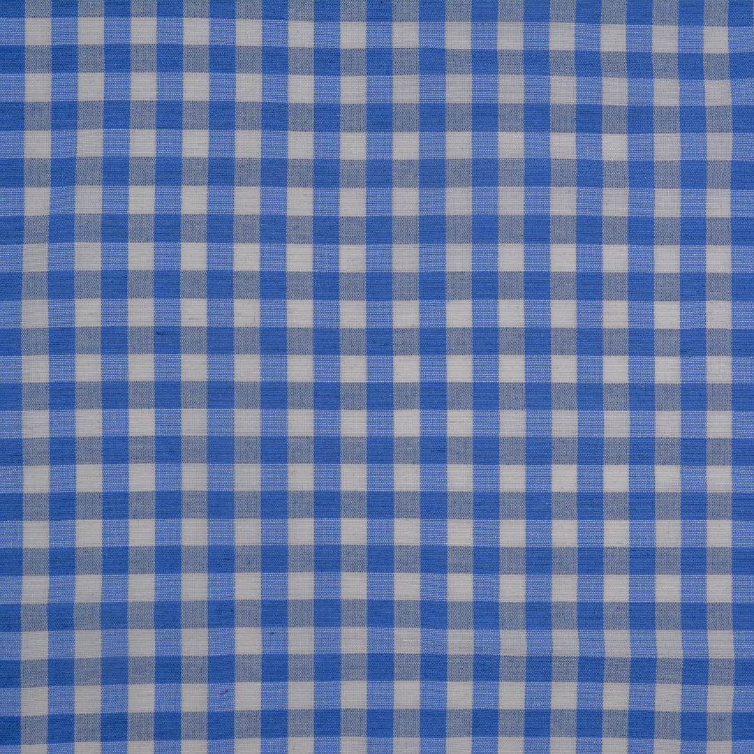 Large Gingham Woven Cotton