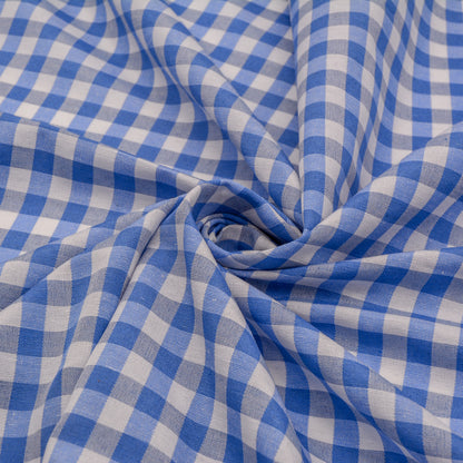 Large Gingham Woven Cotton