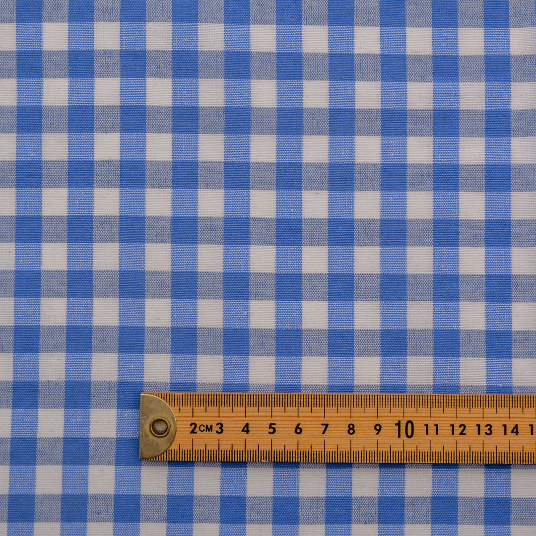 Large Gingham Woven Cotton