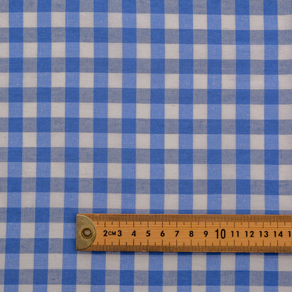 Large Gingham Woven Cotton
