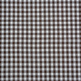 Medium Gingham Woven Cotton - Brown