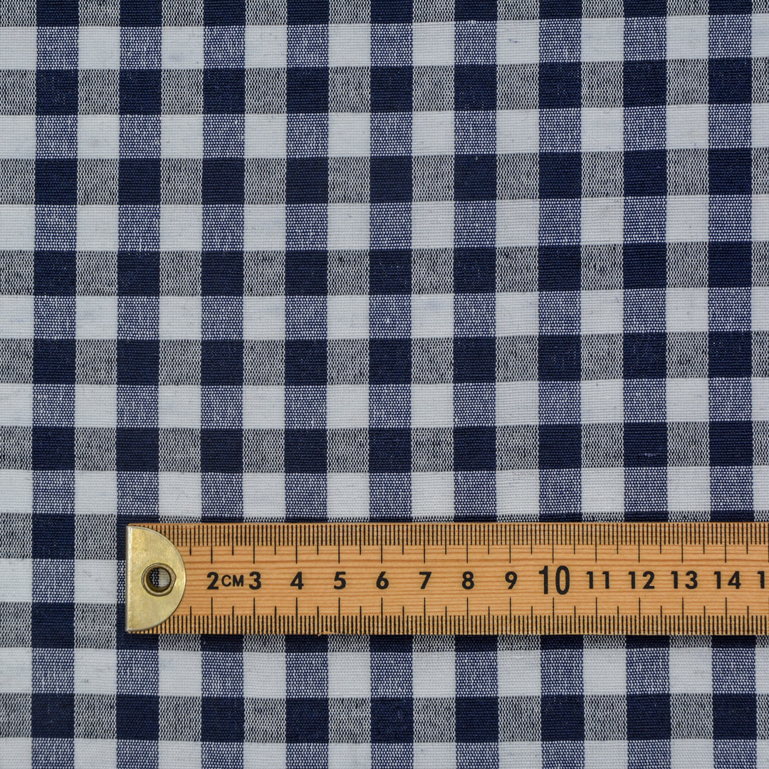 Large Gingham Woven Cotton