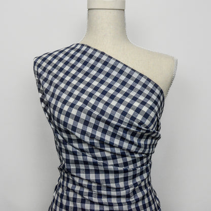 Large Gingham Woven Cotton