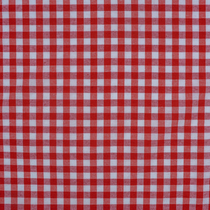 Large Gingham Woven Cotton