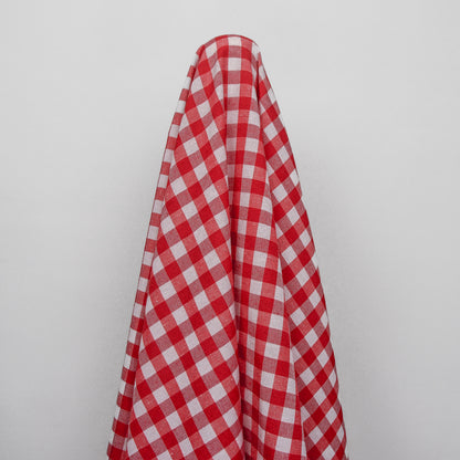 Large Gingham Woven Cotton