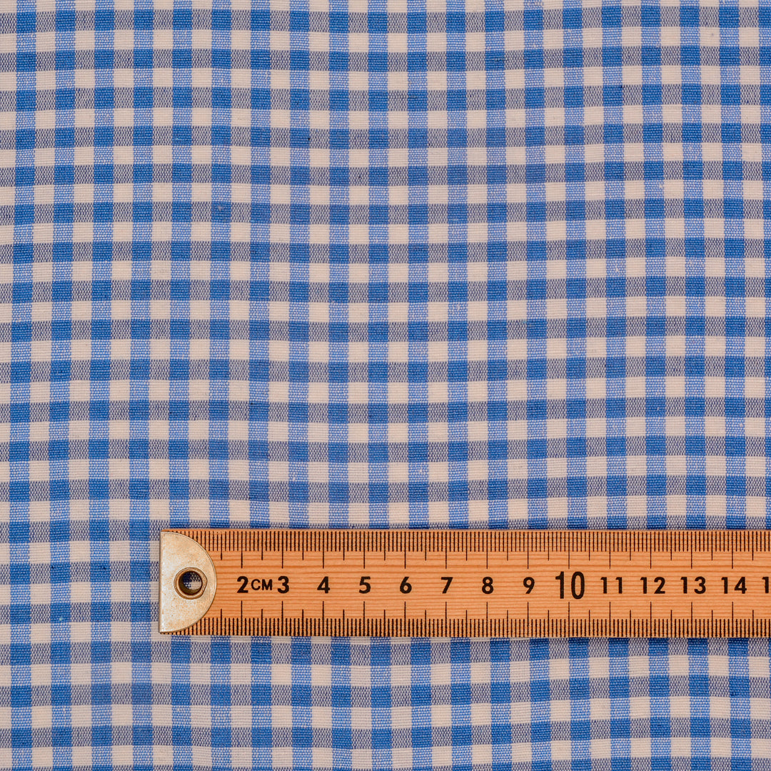 Small Gingham Woven Cotton