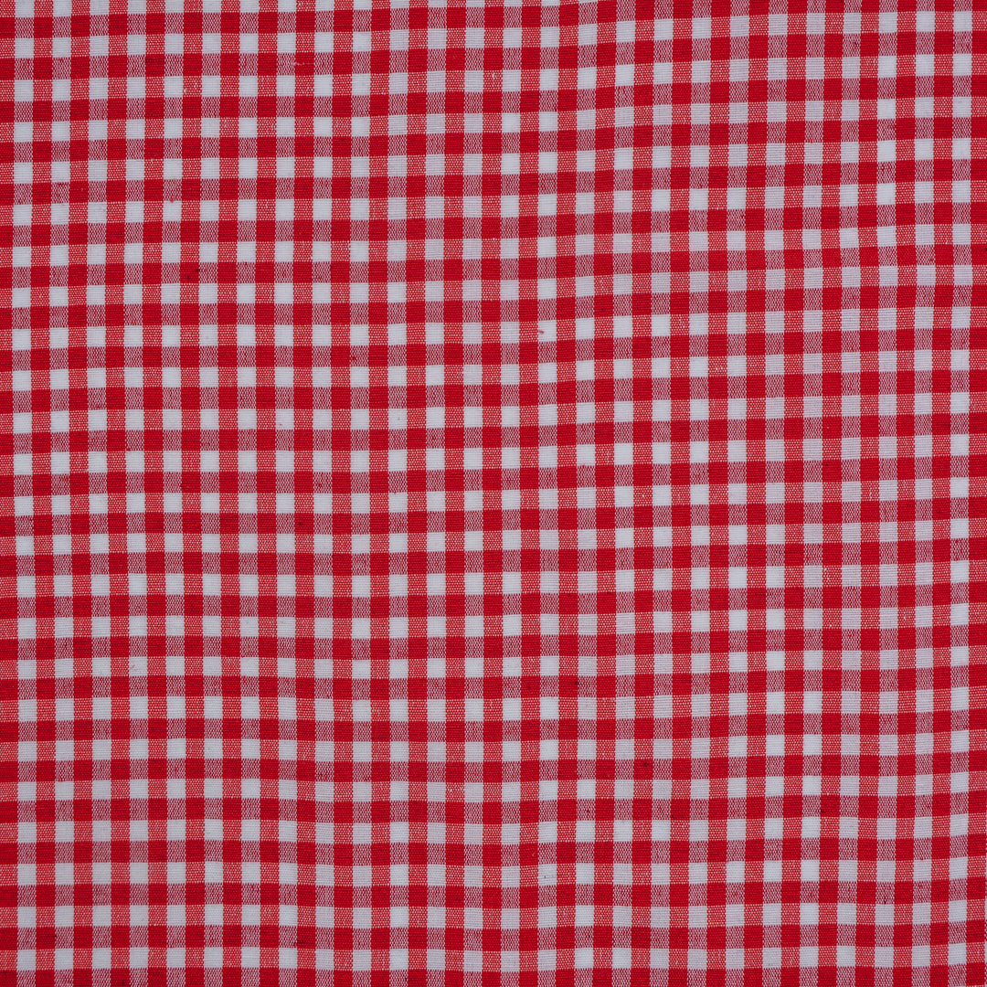Small Gingham Woven Cotton