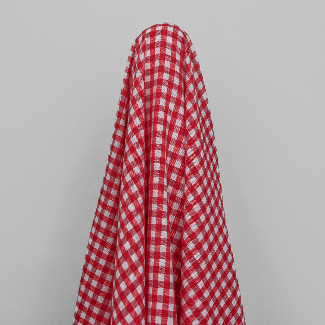 Small Gingham Woven Cotton