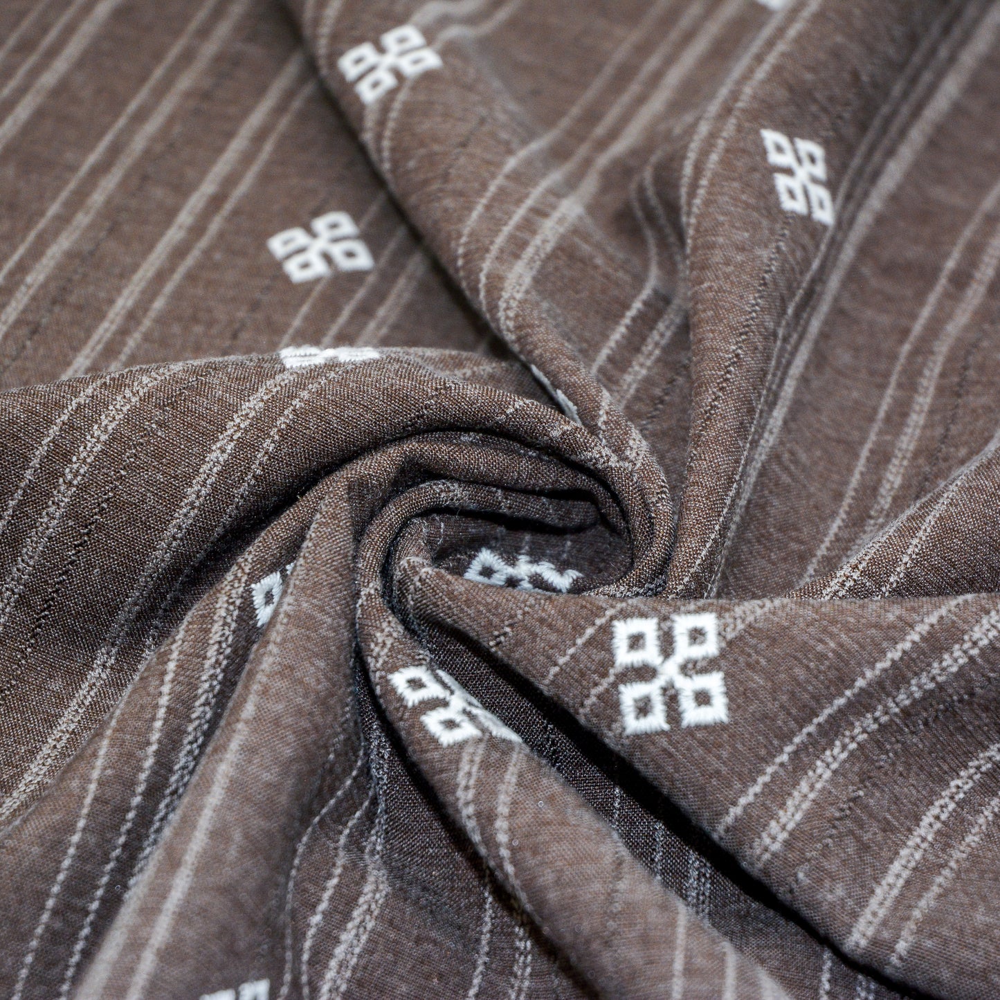 Evie Embroidered Rayon Blend Woven