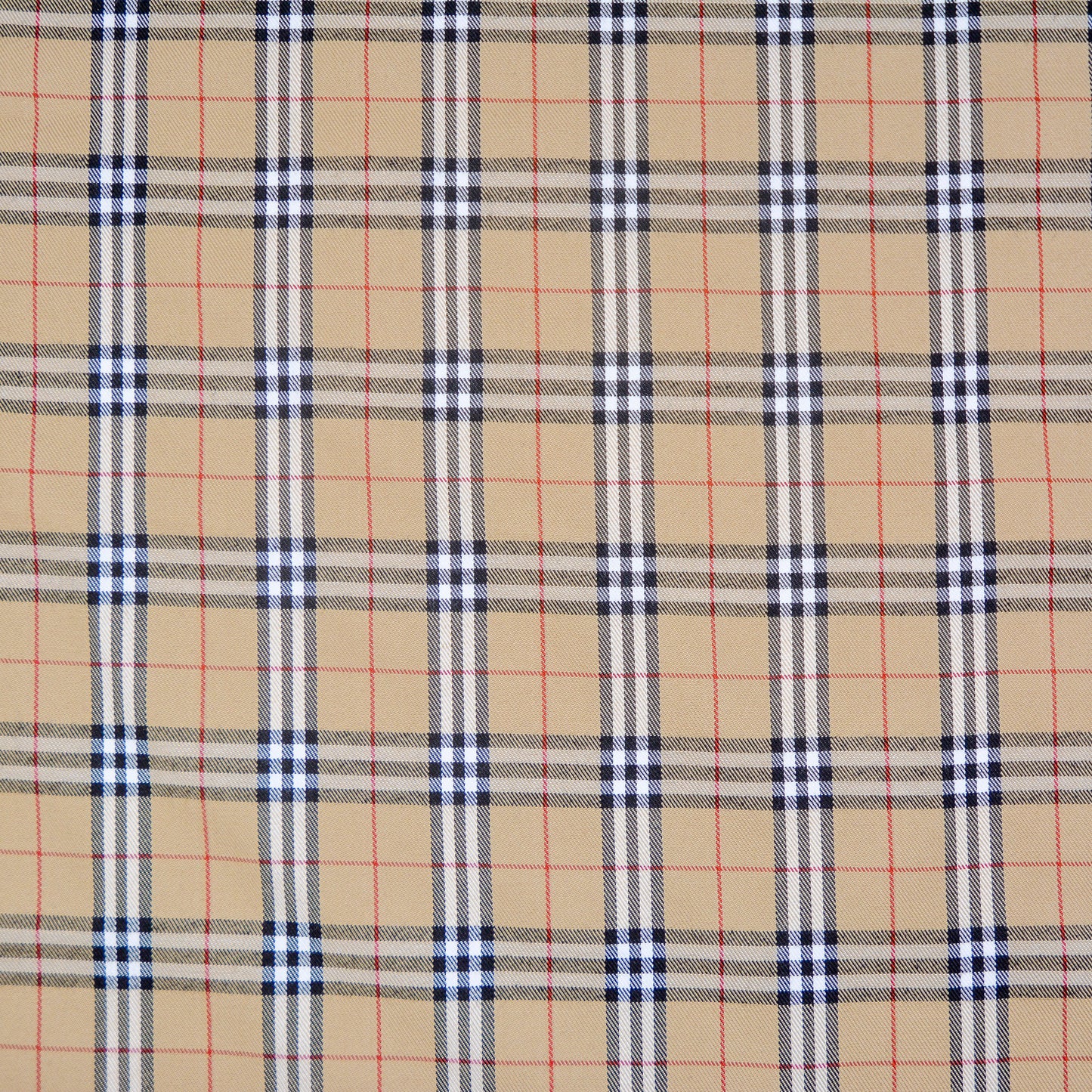 Natural Burb Plaid Suiting