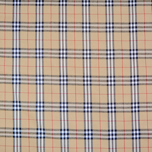 Natural Burb Plaid Suiting