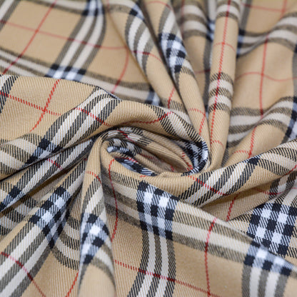 Natural Burb Plaid Suiting