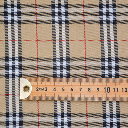 Natural Burb Plaid Suiting