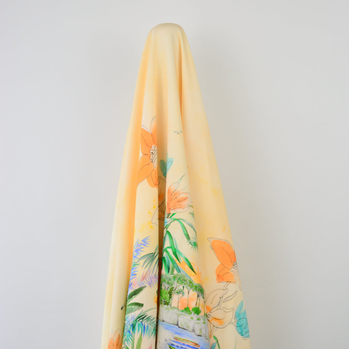 Palms Printed Rayon Woven