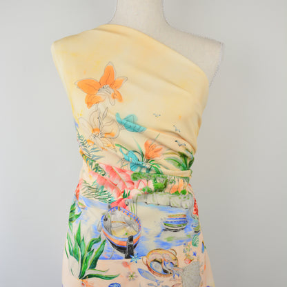 Palms Printed Rayon Woven