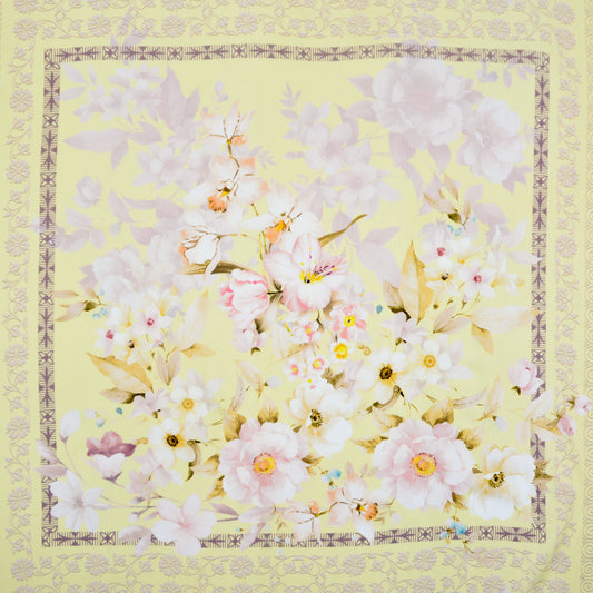 Buttermilk Printed Rayon Woven