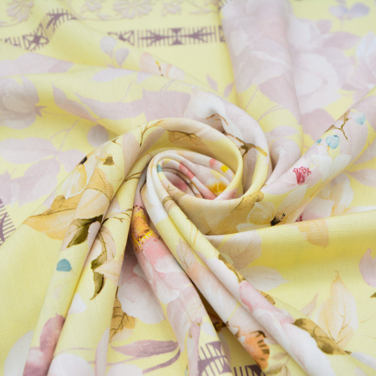 Buttermilk Printed Rayon Woven