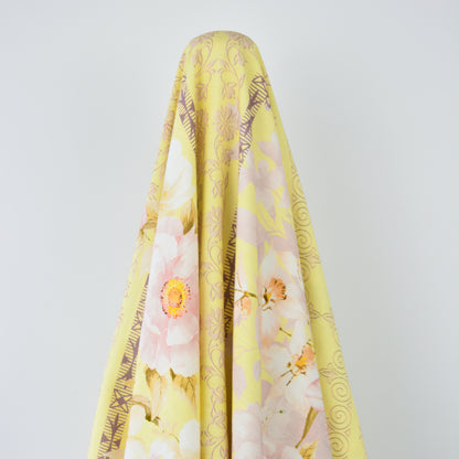 Buttermilk Printed Rayon Woven