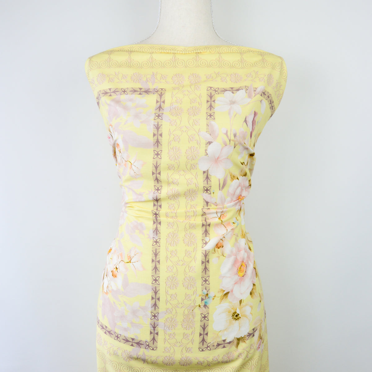 Buttermilk Printed Rayon Woven