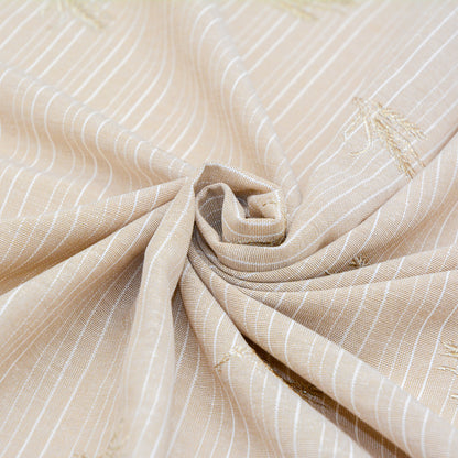 Golden Wheat Embroidered Woven