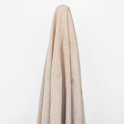 Golden Wheat Embroidered Woven
