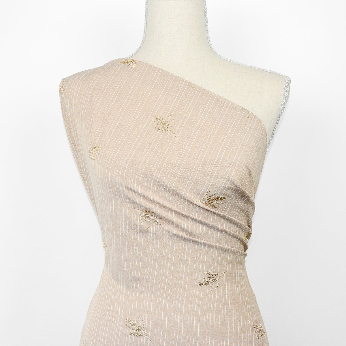 Golden Wheat Embroidered Woven