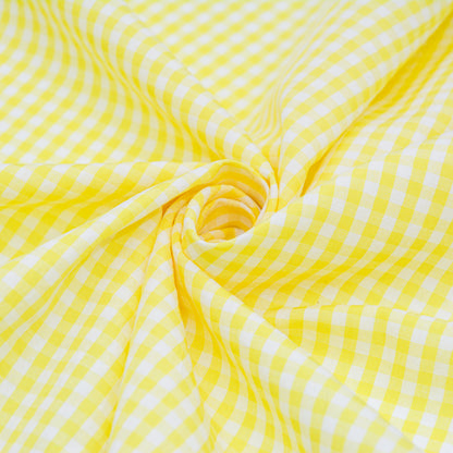 Gingham Playpen Cotton Blend Woven