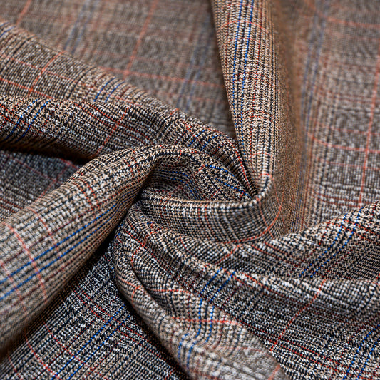 Bakewell Plaid Stretch Woven
