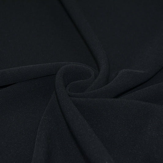Black Crepe Triacetate Blend