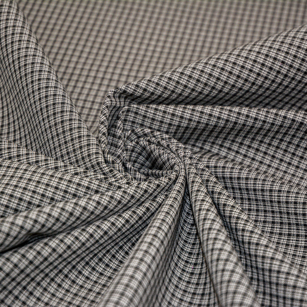 Blackout Check Viscose Blend