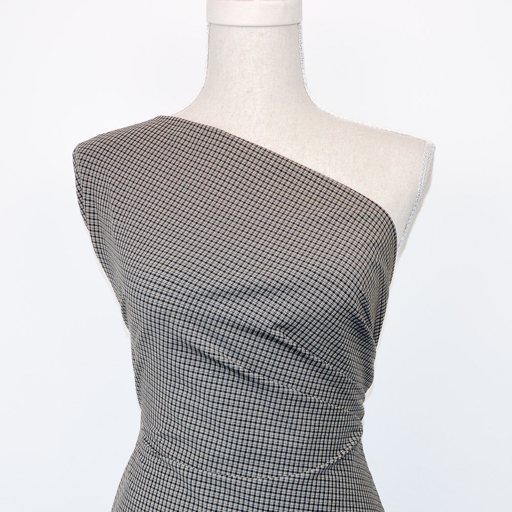 Blackout Check Viscose Blend