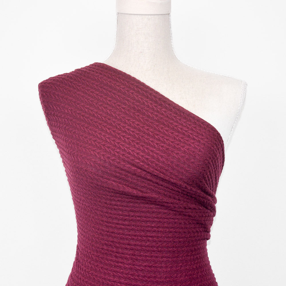 Braid Cable Textured Knit