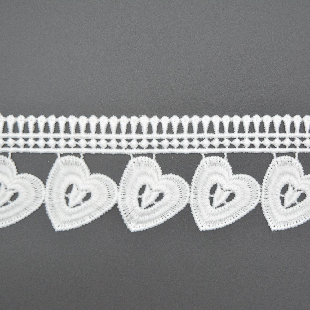 Hearts Border Lace Trim
