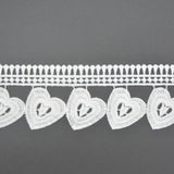 Hearts Border Lace Trim