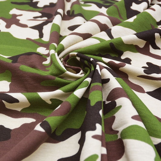 Camo Print Bamboo Terry