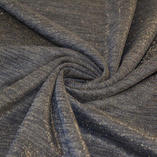 Celeste Metallic Ponte Knit