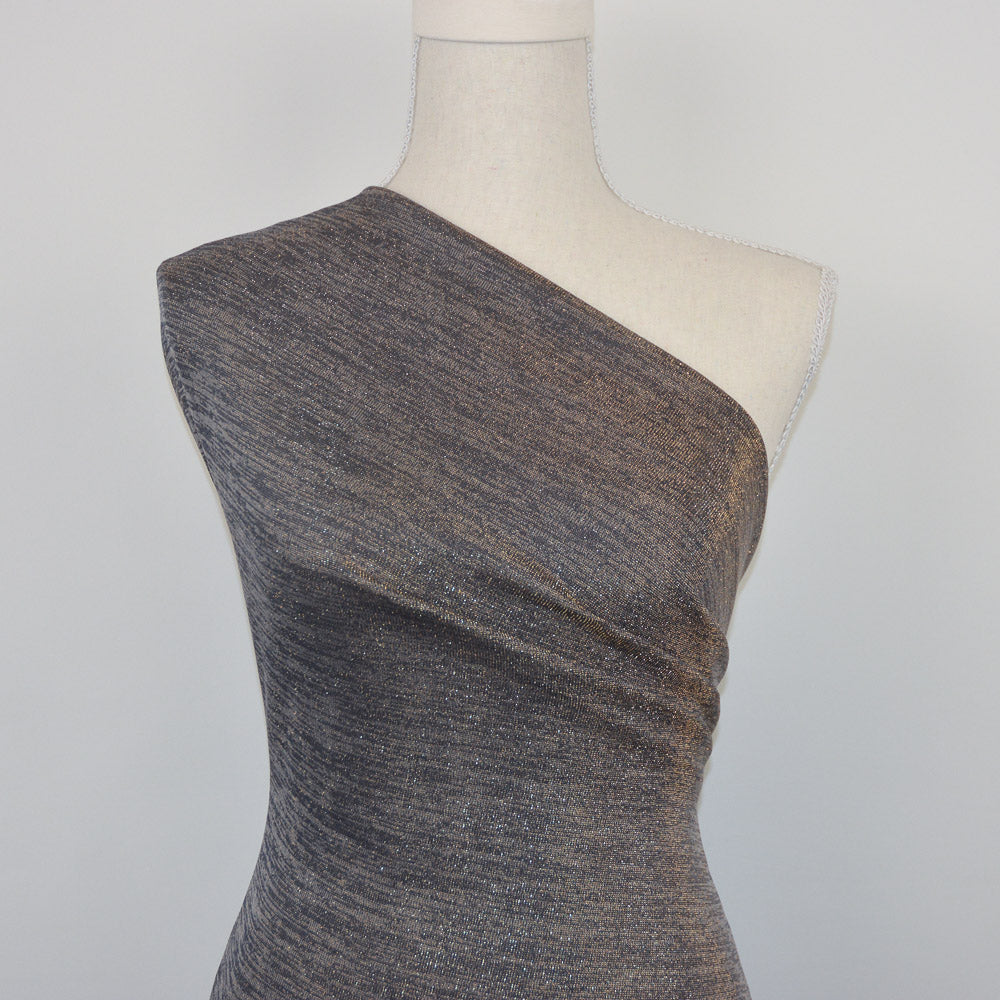 Celeste Metallic Ponte Knit