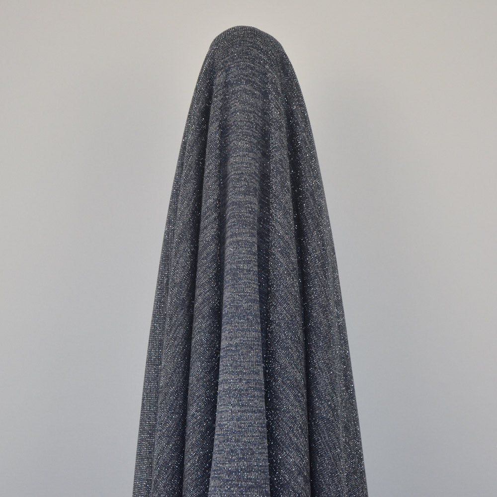 Celeste Metallic Ponte Knit