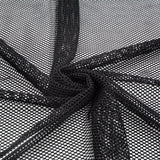 Glam Glitter Knitted Polyester Mesh