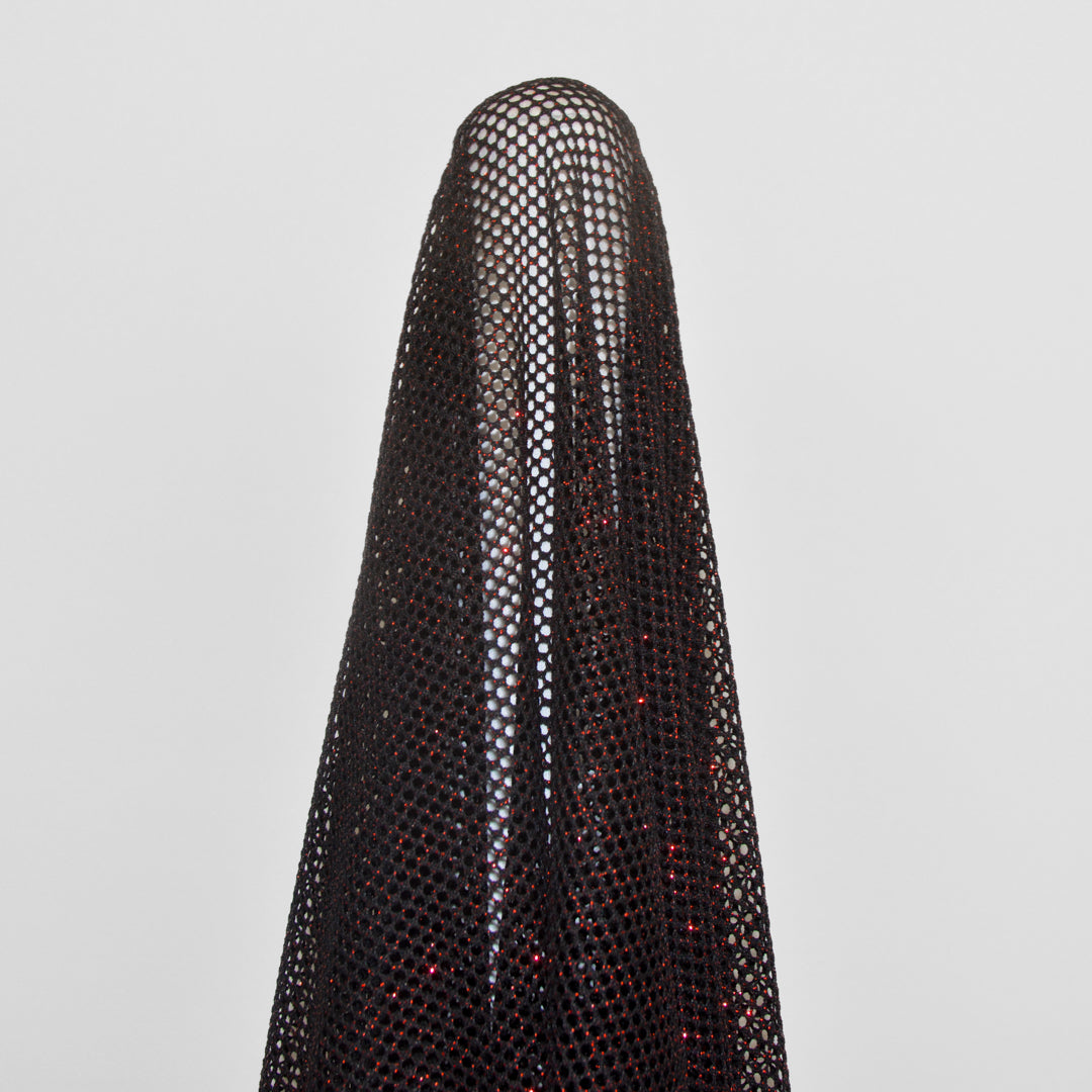 Glam Glitter Knitted Polyester Mesh
