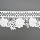 3D Floral Border Lace Trim