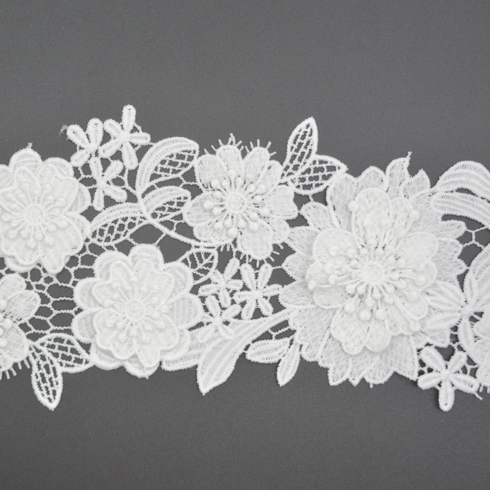 3D Floral Lace Trim