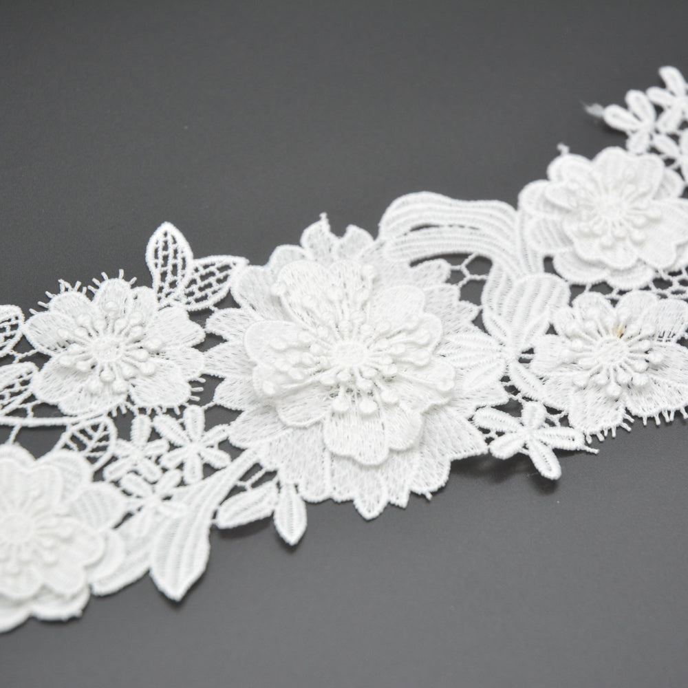 3D Floral Lace Trim