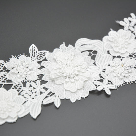 3D Floral Lace Trim