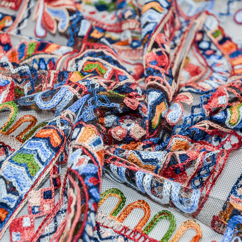 Enrich Embroidered Mesh