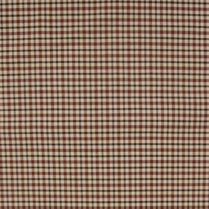 Brown and beige checkered fabric pattern