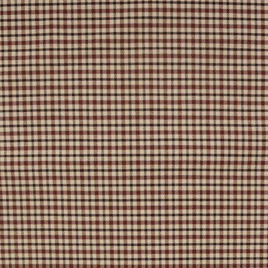 Brown and beige checkered fabric pattern