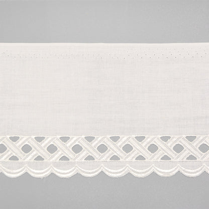 Cut-Out Scallop Cotton Broderie Trim